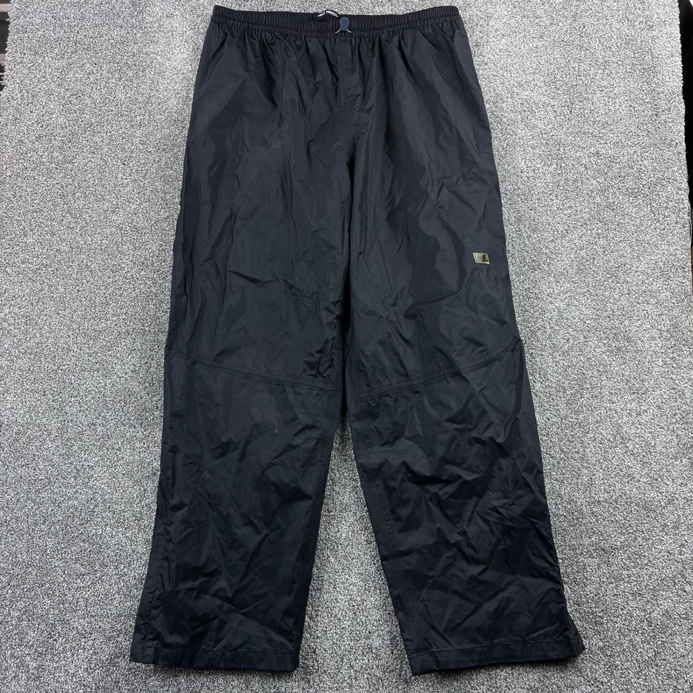 Helly Hansen Helly Tech Rain Pants Mens XL Black Waterproof Ripstop Shell Hiking